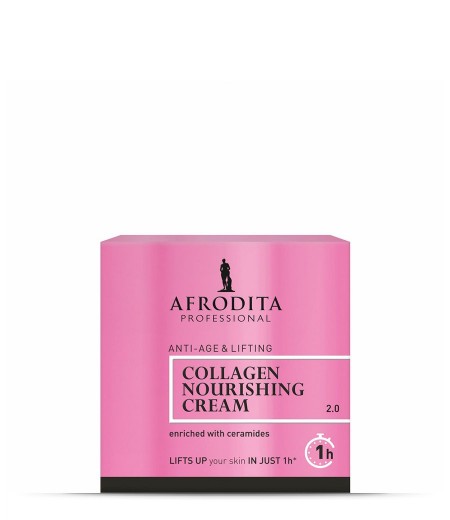 AFRODITA PROFESIONAL COLLAGEN & CERAMIDES 2.0 Intenzivno hranljiva krema (50ml)