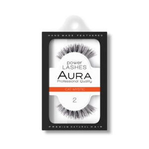 AURA Vještačke trepavice POWER LASHES 02 Cat Mystic