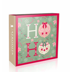 Poklon kutija HAPPY HOLIDAYS GREEN