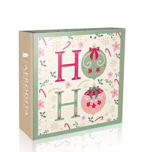 Poklon kutija HAPPY HOLIDAYS BEIGE