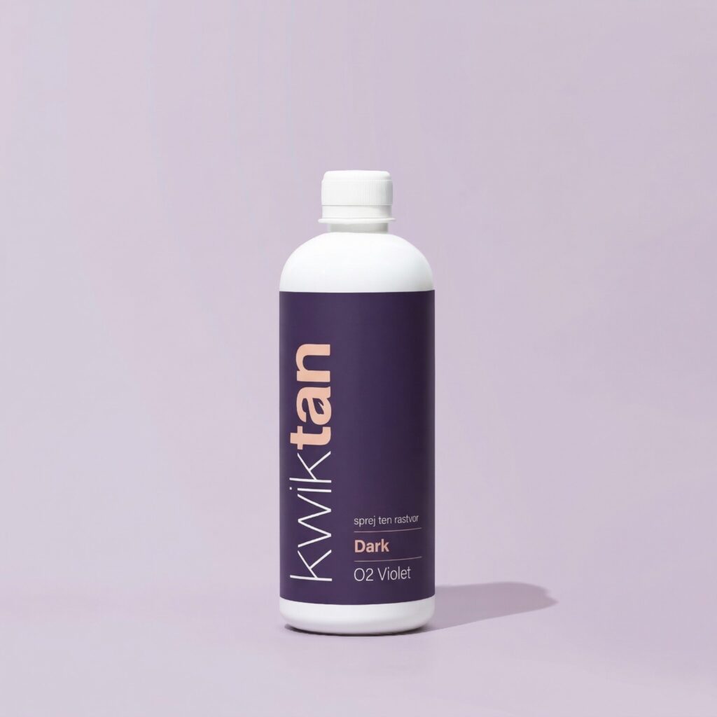 Kwiktan Profesionalna Boja za Sprej Ten - DARK VIOLET 500ml