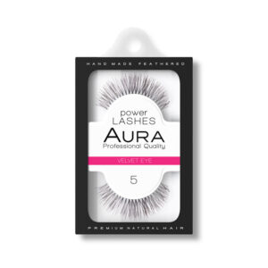 AURA Vještačke trepavice POWER LASHES 05 Vellvet eye
