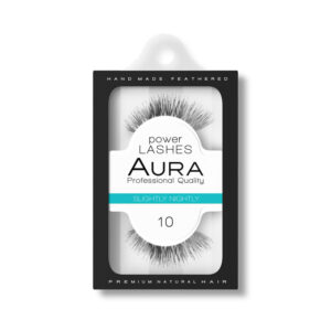 AURA Vještačke trepavice POWER LASHES 10 Slightly Nightly