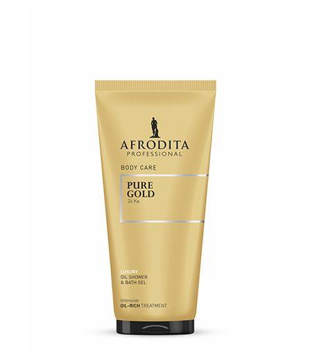 AFRODITA PROFESSIONAL PURE GOLD 24 Ka Raskošni uljni gel za tuširanje i kupku