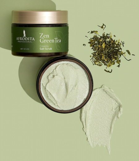 AFRODITA PROFESSIONAL ZEN GREEN TEA Kremasti solni piling za tijelo