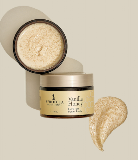 AFRODITA PROFESSIONAL VANILLA HONEY Iznimno bogat šećerni piling za tijelo