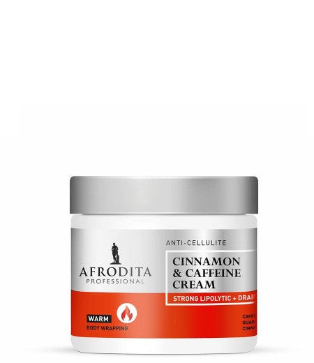 AFRODITA PROFESSIONAL ANTICELLULITE CINNAMON & CAFFEINE Body Wrapping krema s učinkom grijanja