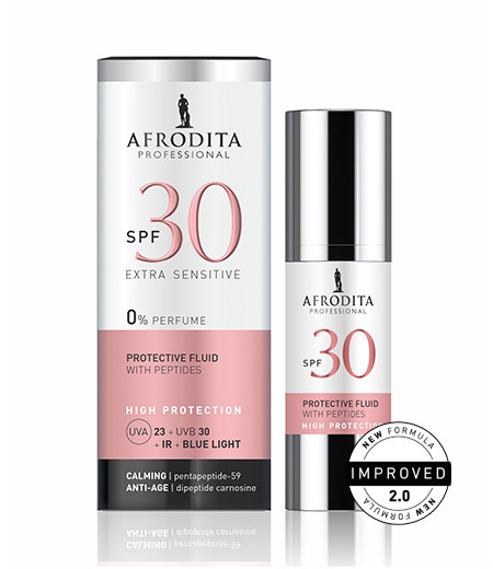 SPF 30 ZASTITNI FLUID S PEPTIDIMA ZA OSJETLJIVU I ATOPICNU KOZU