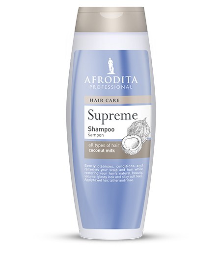 AFRODITA PROFESSIONAL SUPREME HAIR CARE with coconut milk REGENERATIVNI ŠAMPON za kosu