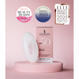 AFRODITA PROFESSIONAL SPF 50 SHAKE FLUID SA IZNINMNO LAGANOM ,,OIL FREE'' FORMULOM