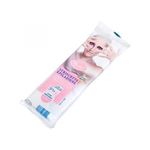 Trake za depilaciju od netkanog papira 50 komada bijele 20 x 7 cm
